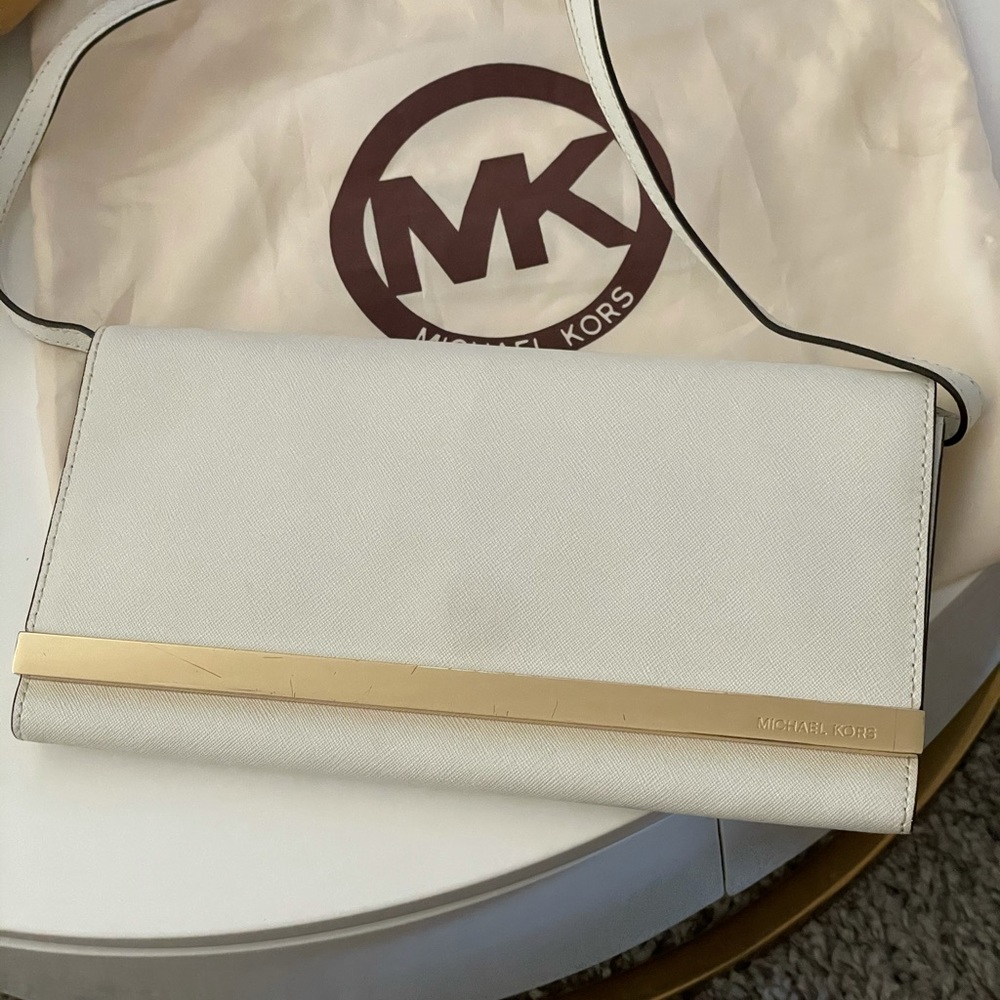 Michael Kors white purse